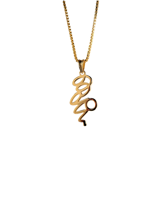 Secret Name Pendant / single name