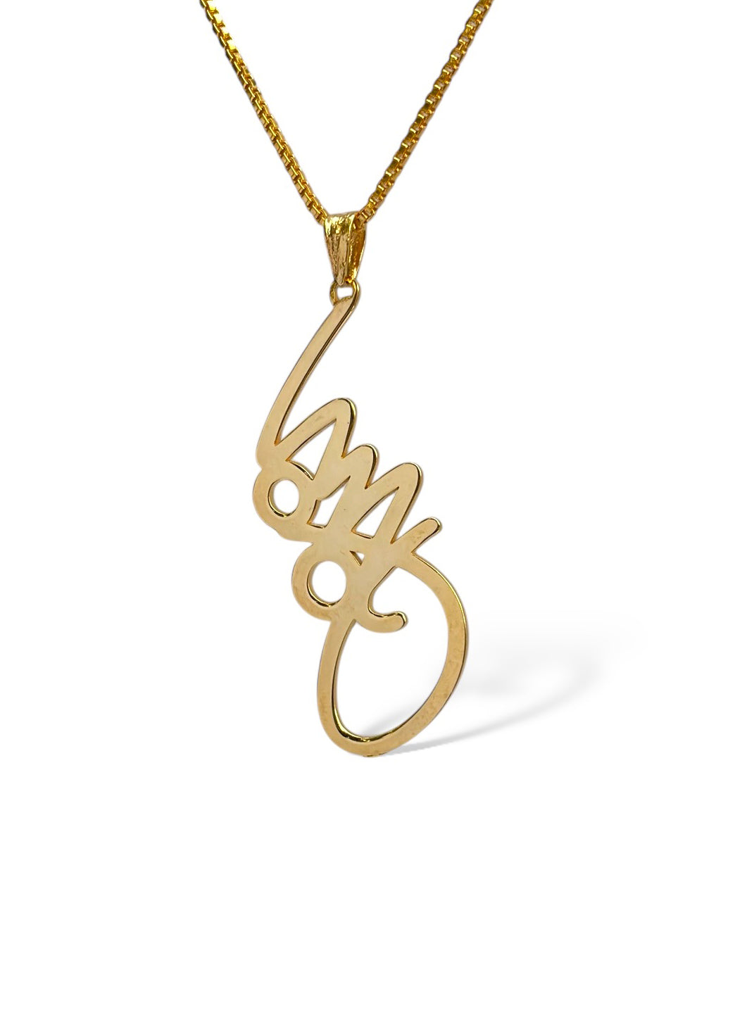 Secret Name Pendant / single name