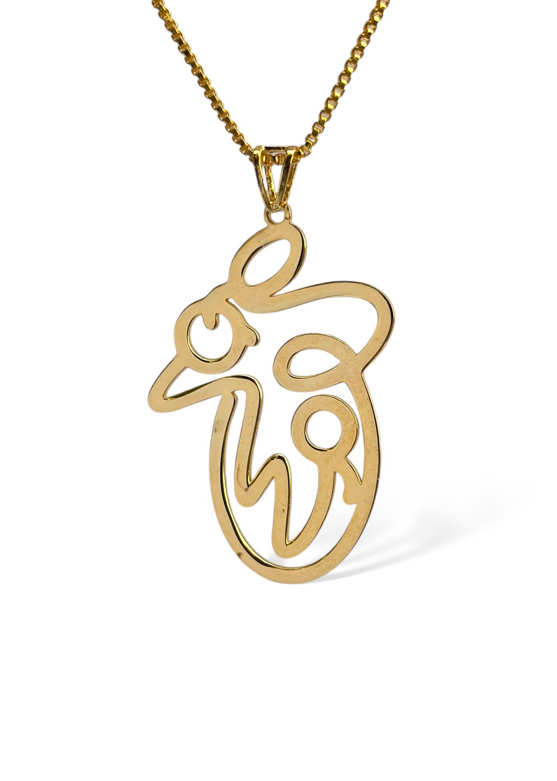 Secret Name Pendant / single name